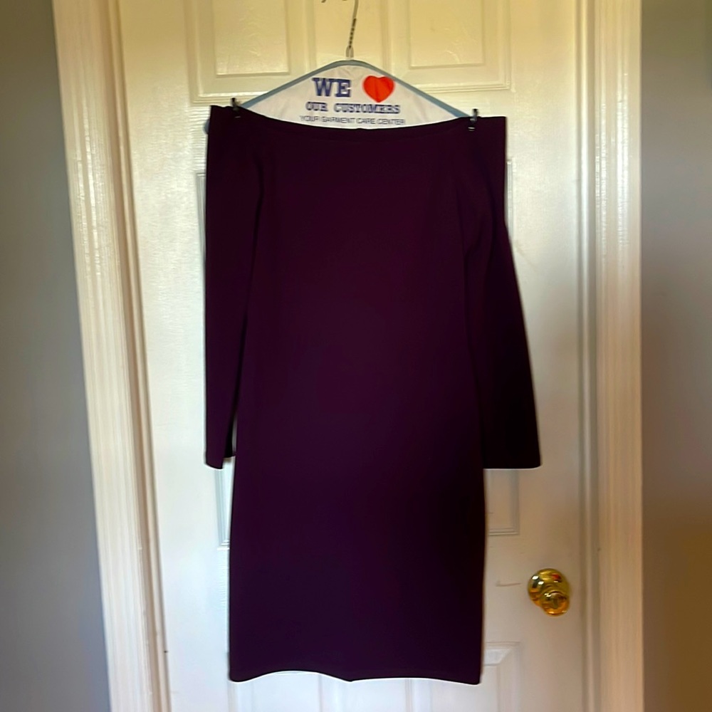 Eliza J off the shoulder dress